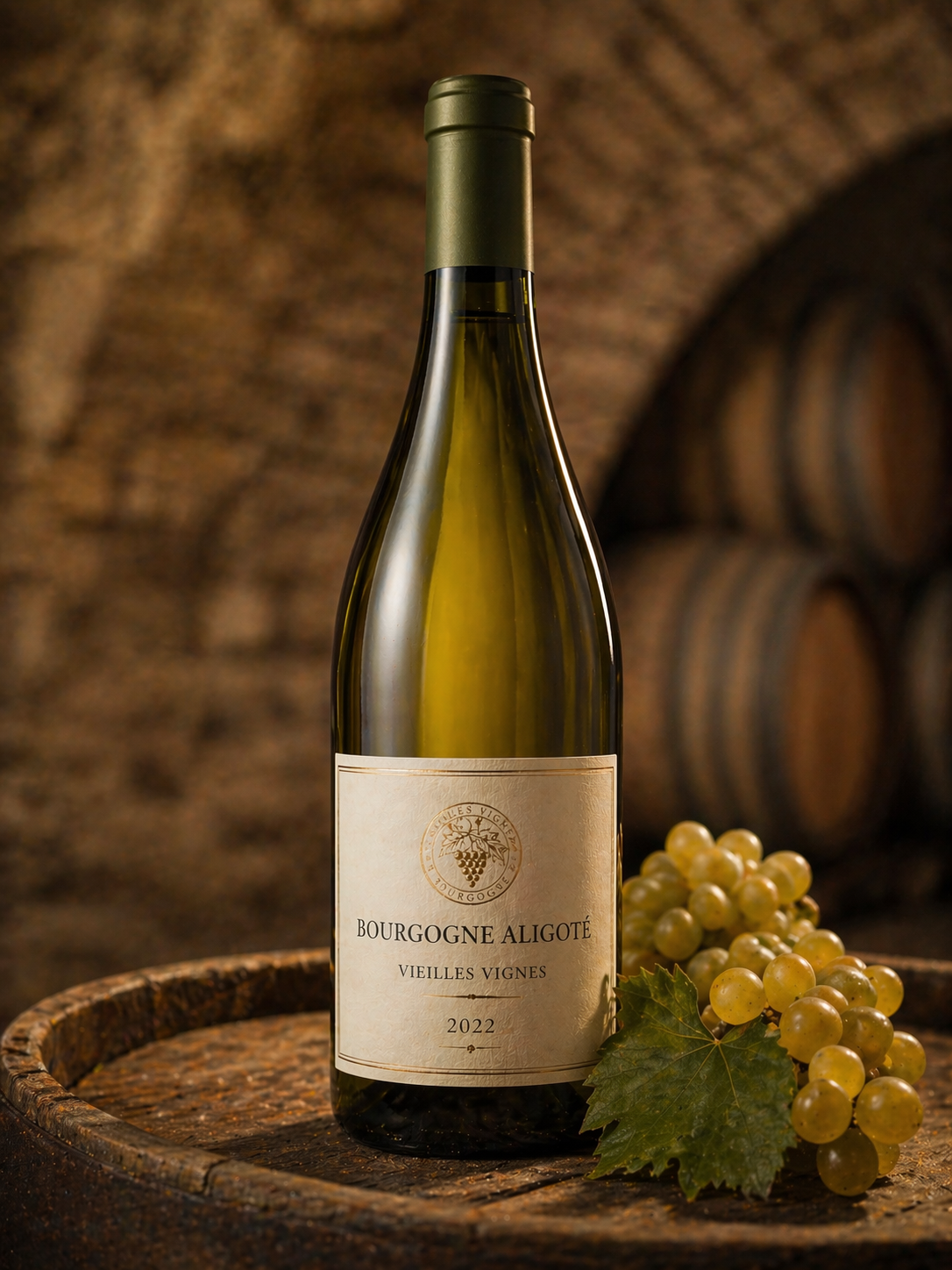 Bouteille Bourgogne Aligoté Vieilles Vignes 2022 — vin blanc Bourgogne