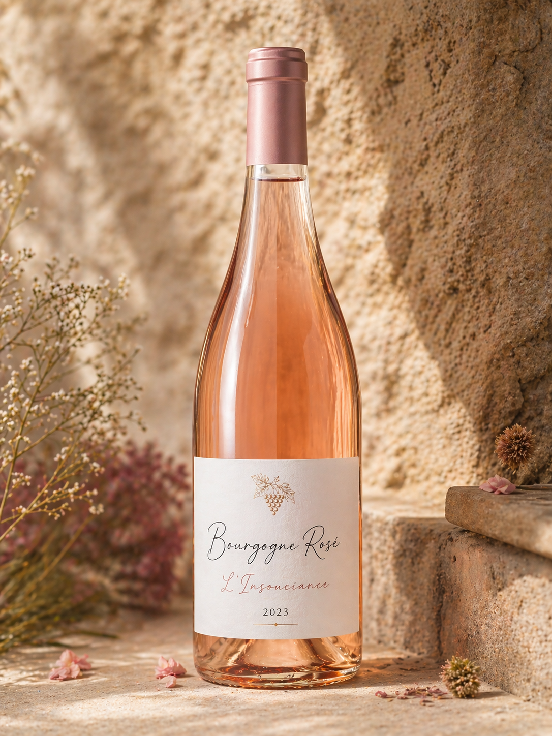 Bouteille rosé Bourgogne L'Insouciance 2023 — Pinot Noir